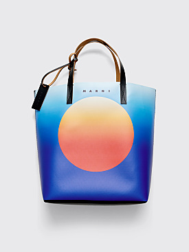 Marni Tribeca Shopping Bag Setting Sun