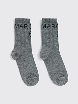 MM6 Maison Margiela Rib Wool Socks Grey