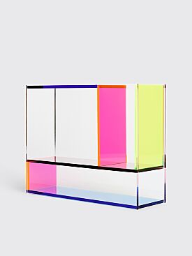 MoMA Mondri Acrylic Vase Neon