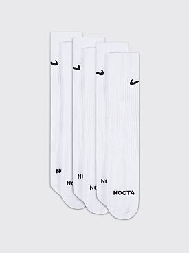 Nike NOCTA Snkr Sox Crew 3pr White / Black
