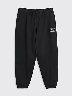 Nike x Stüssy Washed Fleece Pants Black
