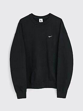 Nike Solo Swoosh Fleece Sweatshirt Black / White
