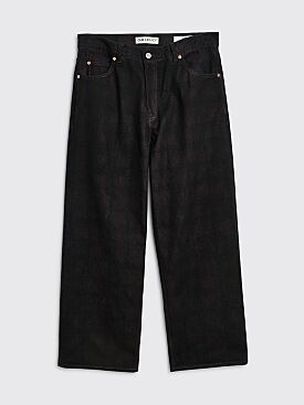 Our Legacy Vast Cut Overdyed Lumbercheck Jeans Black