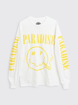 Paradise “Nirvana In Paradise” Long Sleeve T-shirt White