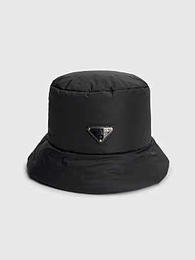 Prada Re-Nylon Padded Bucket Hat Black