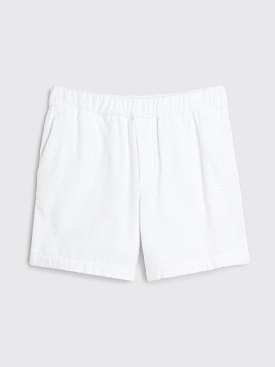 Prada Cotton Terry Shorts White