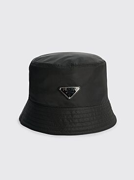Prada Capelli Bucket Hat Black
