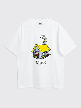 Public Possession “House Music” T-shirt White