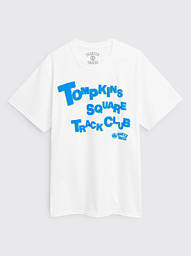 Quartersnacks Track Club T-shirt White