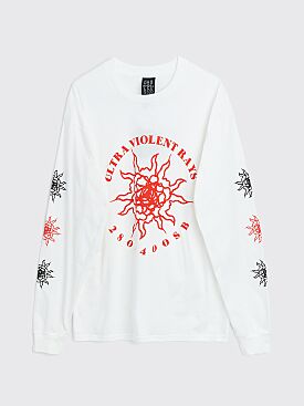 Second Best Ultra Violent Rays LS T-shirt White
