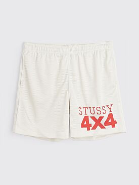 Stüssy 4X4 Mesh Shorts Bone