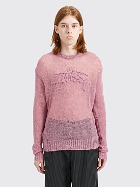 Stüssy Loose Knit Sweater Mauve