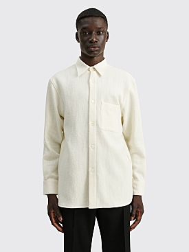 Sunflower Alan Boucle Twill Shirt Off White