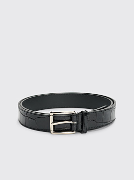 TRÈS BIEN everywear Leather Belt Faux Croco Black