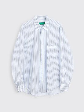 TRÈS BIEN everywear Oversized Classic Shirt Stripe Blue / White
