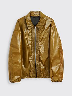 TRÈS BIEN everywear Oversized Harrington Jacket Shiny Tech Brown