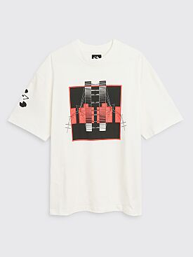The Trilogy Tapes Spectrum Block Filter T-shirt White