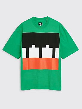 The Trilogy Tapes Block T-shirt Green