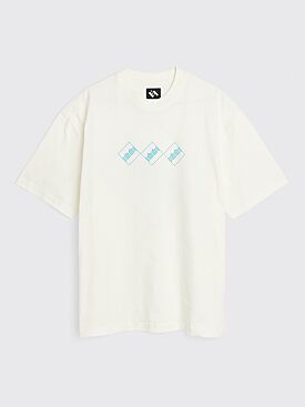 The Trilogy Tapes Block Noise 45 T-shirt White