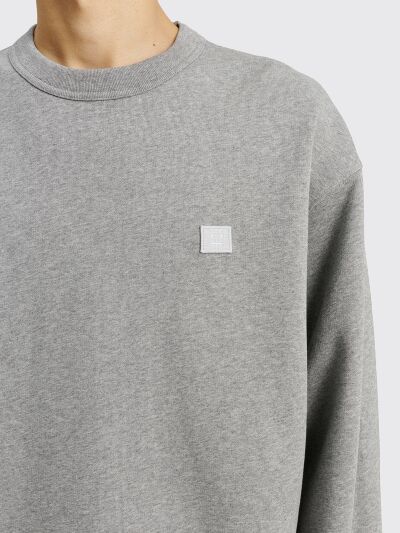 Très Bien - Acne Studios Face Sweatshirt Light Grey Melange
