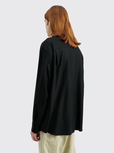Très Bien - Auralee Super Light Wool Shirt Black