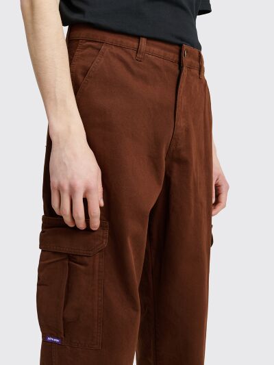 Fucking Awesome Contacts Baggy Cargo Pants Dark Brown