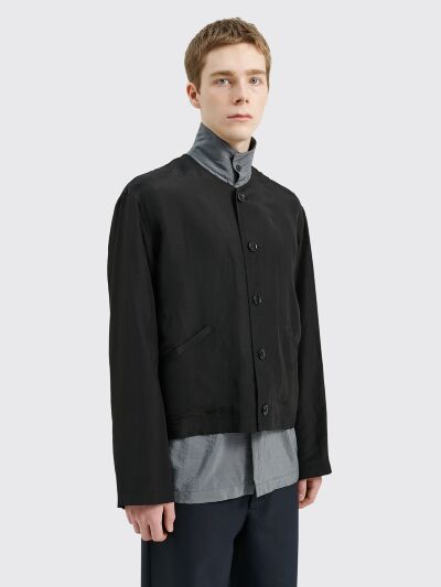 Très Bien - Lemaire Relaxed Blouson Jacket Black