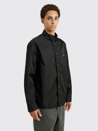 Prada Re-Nylon Shirt Black - Très Bien