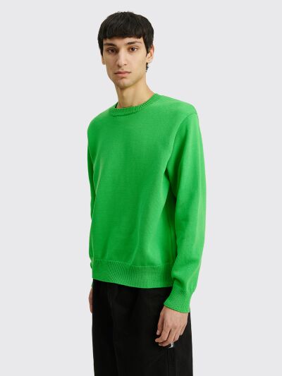 Stüssy Bent Crown Sweater Lime - Très Bien