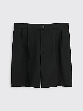 Acne Studios Tailored Pleated Shorts Black
