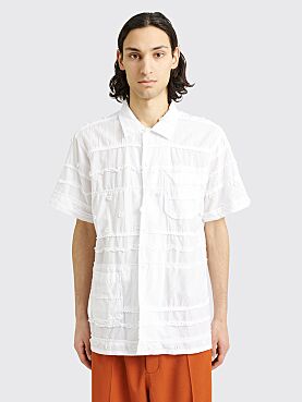 Engineered Garments Mixed Patchwork Camp Shirt White