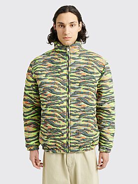 ERL Printed Quilted Puffer Jacket ERL Green Rave