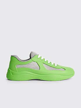 Prada America's Cup Soft Rubber Sneakers Apple Green