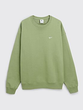 Nike Solo Swoosh Fleece Sweatshirt Oil Green
