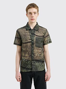 Olly Shinder Camouflage Shirt Forest Green