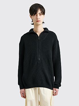 Our Legacy Knitted Anorak Bio Black