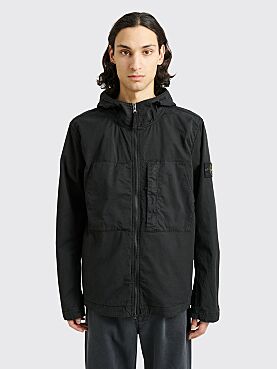 Stone Island Supima® Hooded Jacket Black