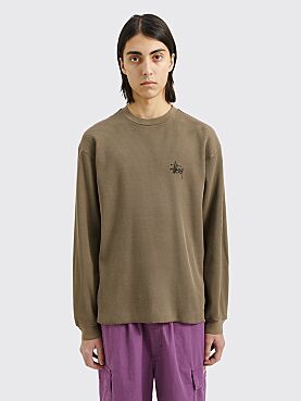 Stüssy O’Dyed Long Sleeve Thermal Brown