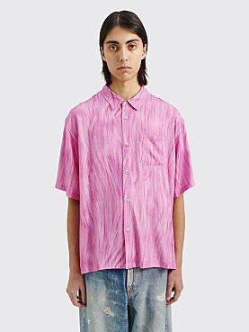 Stüssy Fur Print Shirt Pink