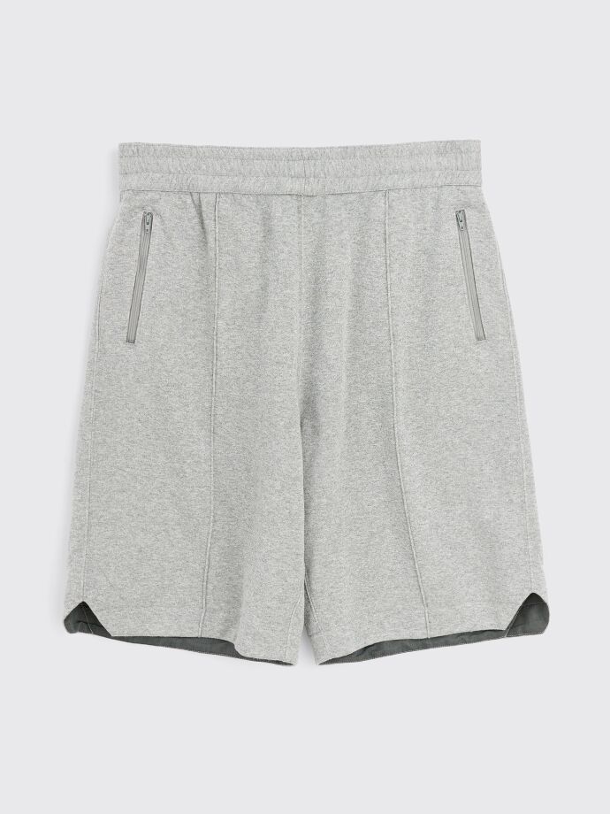 Engineered Garments - french terry shorts grey glitter