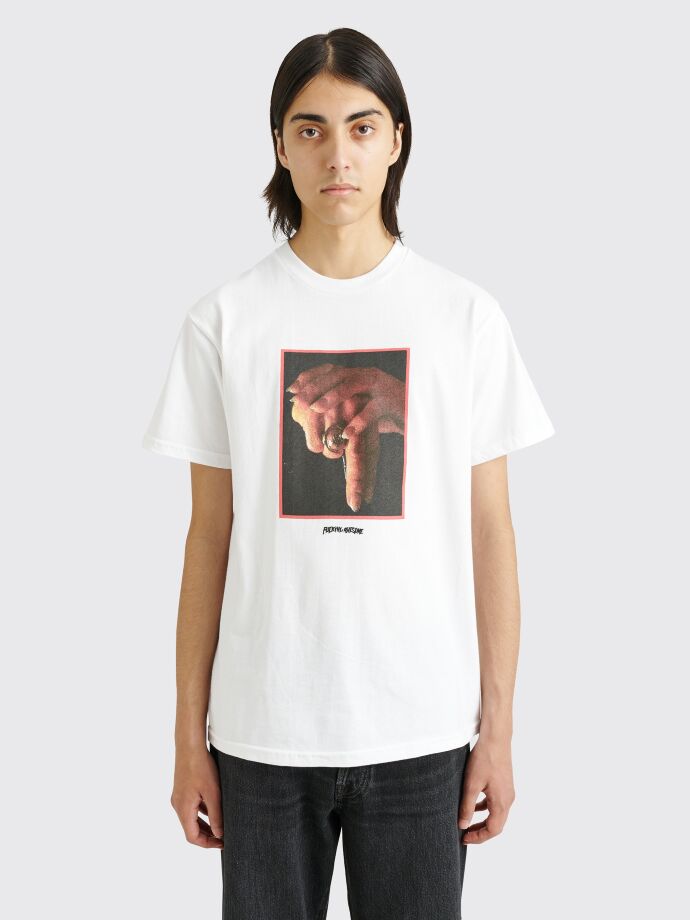 Fucking Awesome - hands tee white