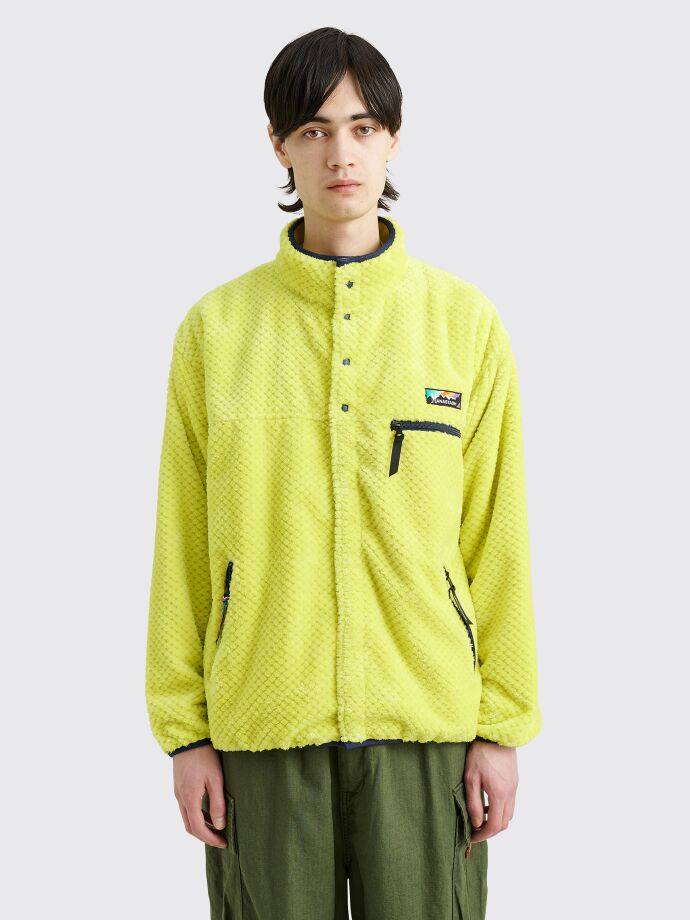 Manastash - poppy thermal fleece jacket lemon