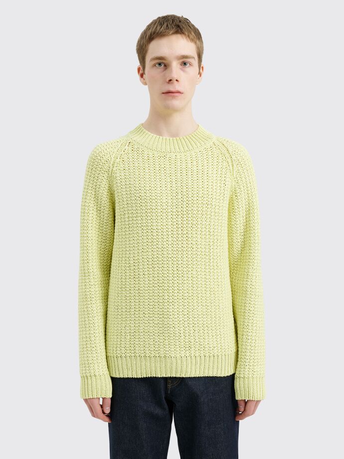 Sunflower - tape sweater faded yellow