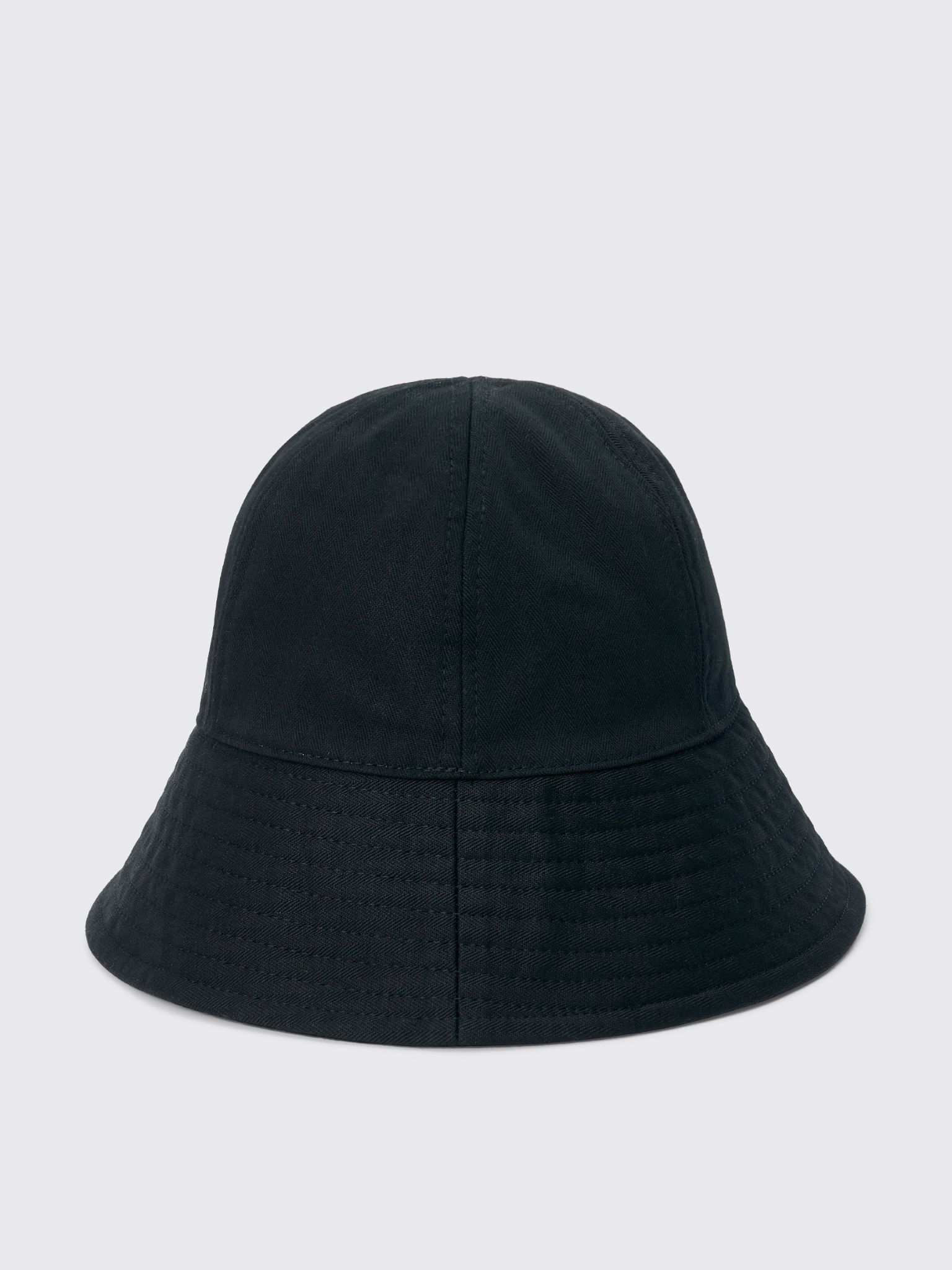Très Bien - Jil Sander+ Herringbone Cotton Hat Black