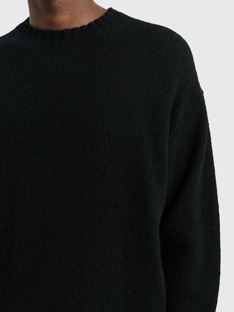 Très Bien - Auralee Shetland Wool Cashmere Knit Black