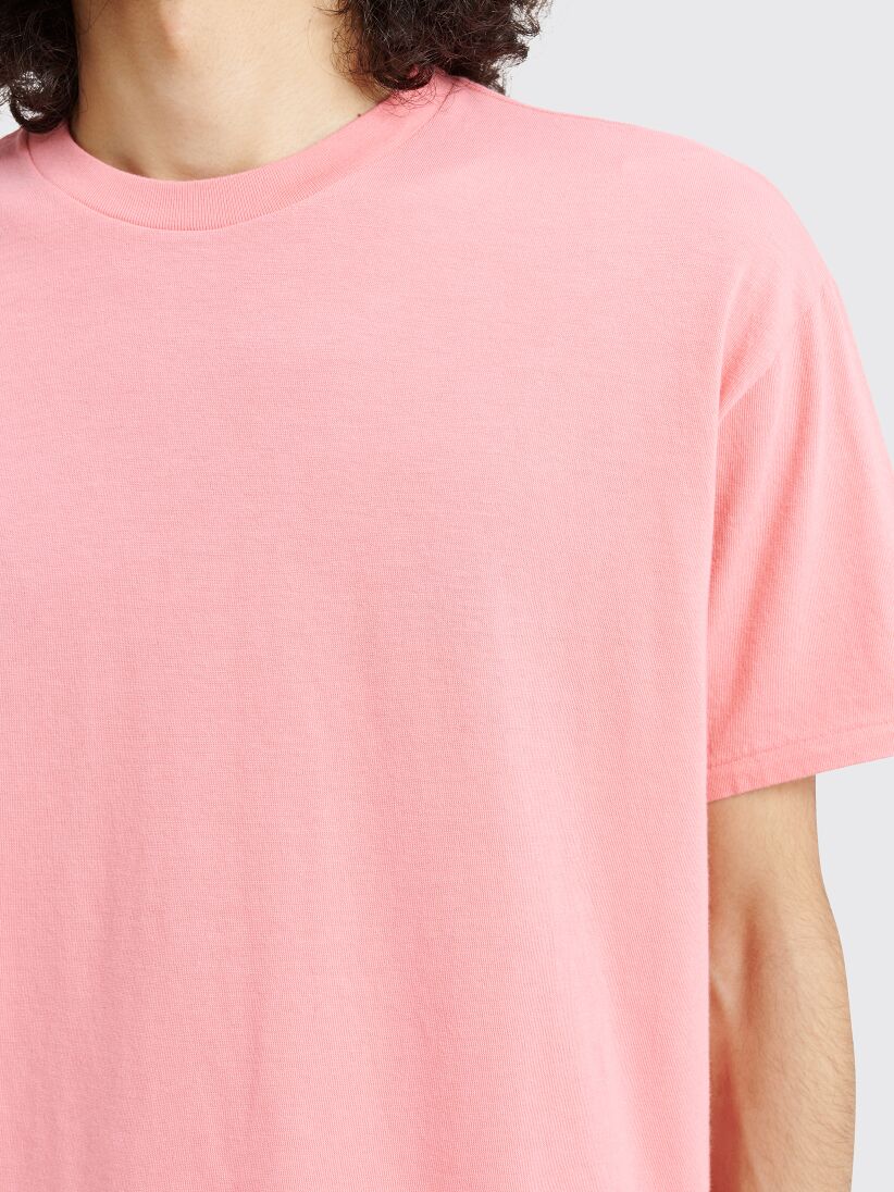 Auralee Seamless Crew Neck T-shirt Pink