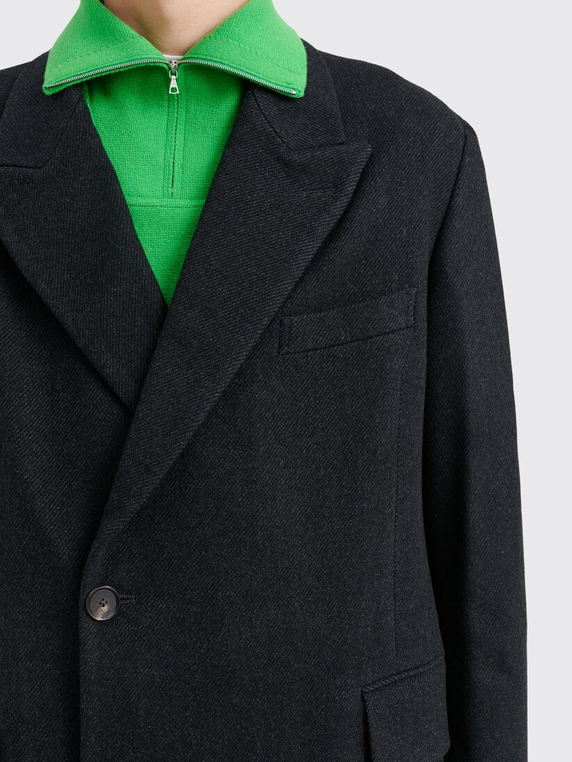 Très Bien - Auralee Super Fine Wool Twill Melton Chesterfield Coat