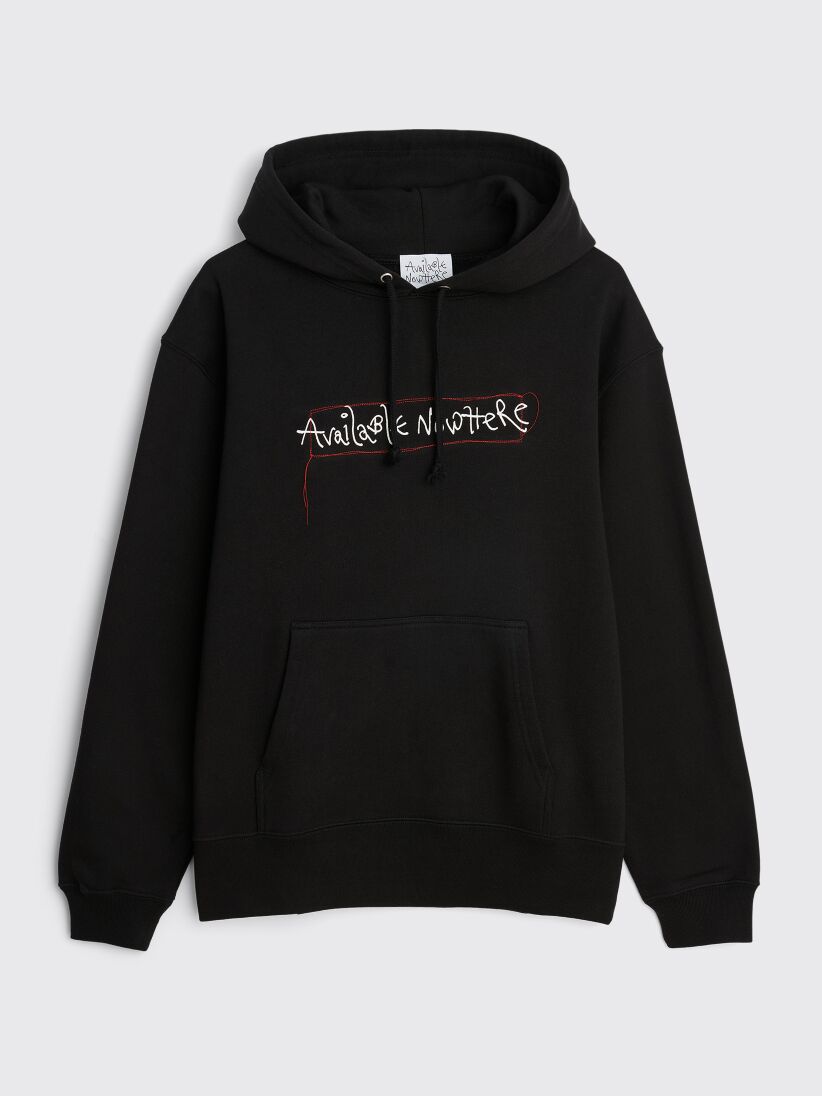 Très Bien - Available Nowhere Stitch Logo Hooded Sweatshirt Black