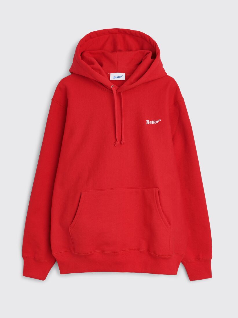 Très Bien - Better™ Gift Shop Better Logo Hooded Sweatshirt Red