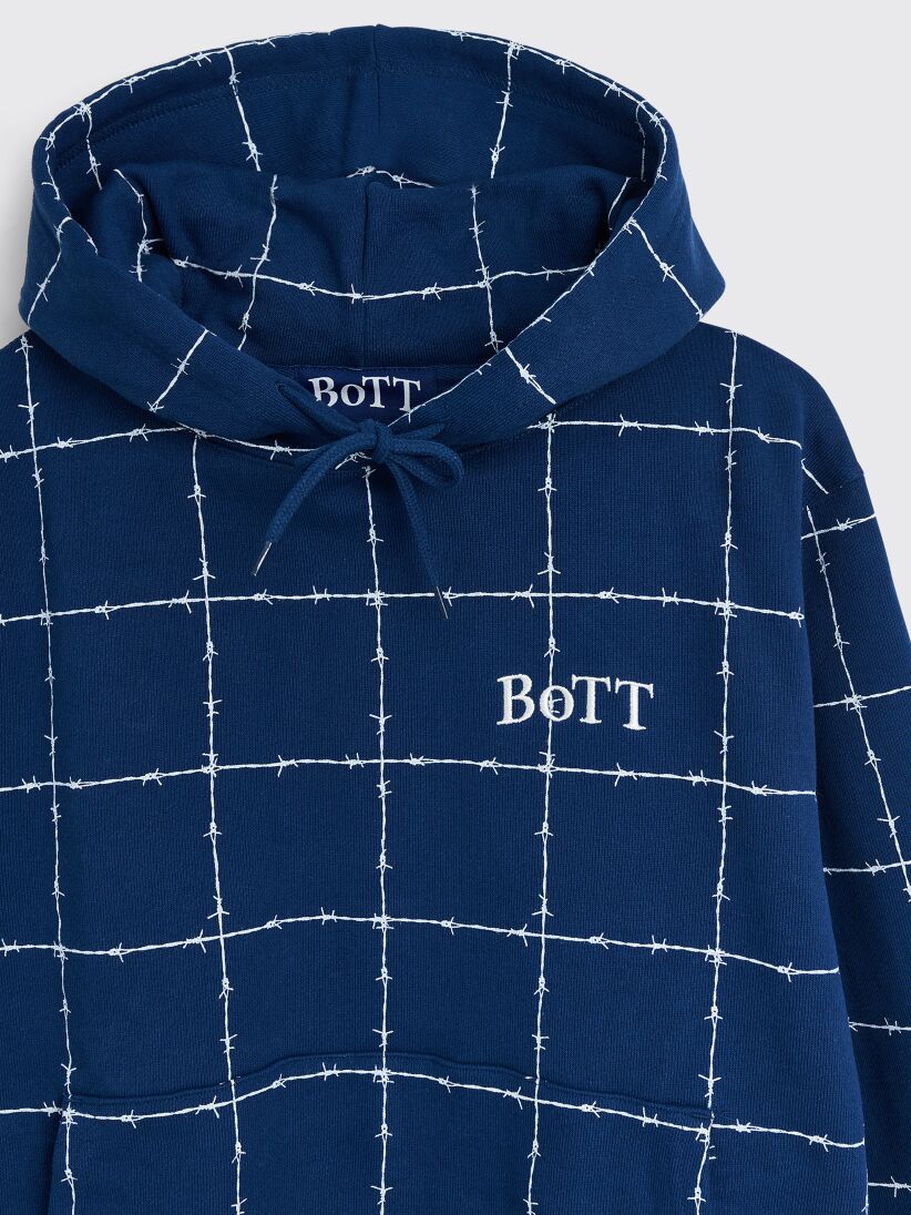 BoTT Barbwire Pullover Hooded Sweatshirt Navy